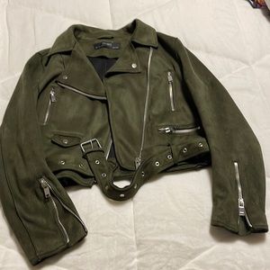 Zara suede Moto jacket
